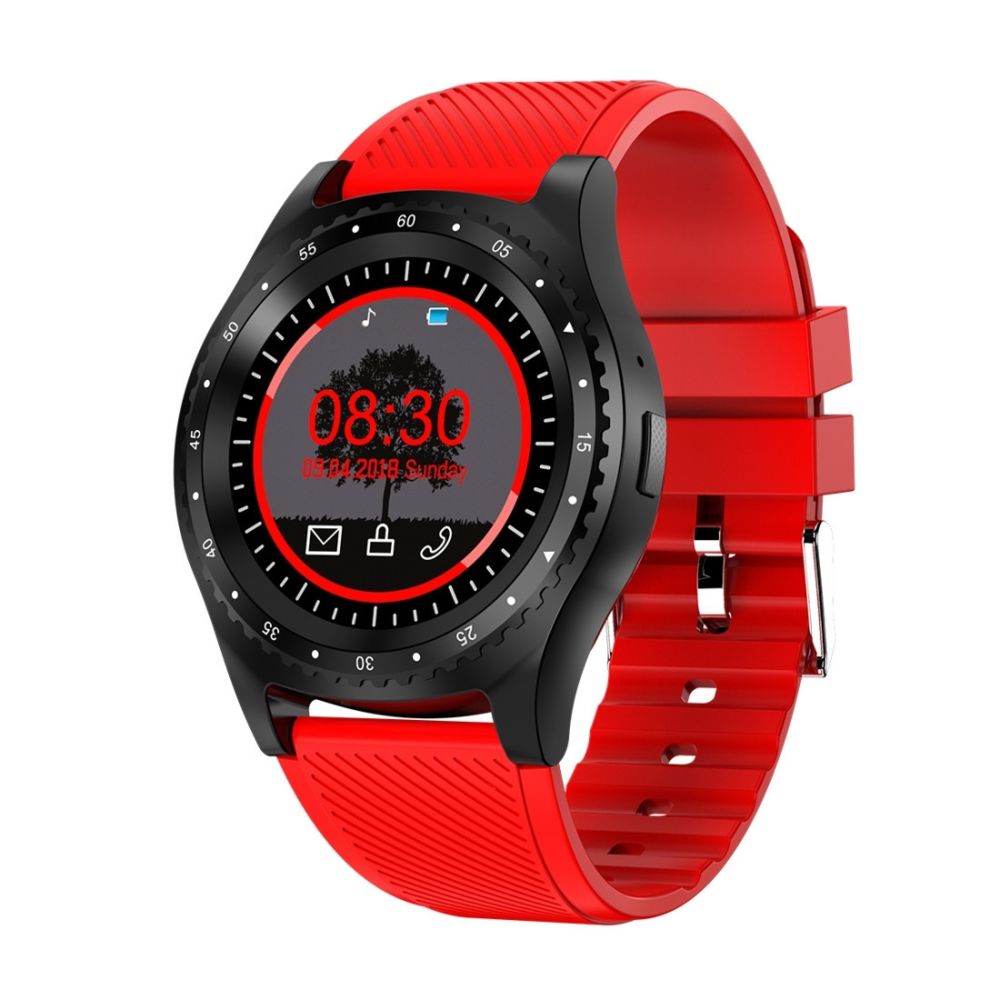 Wewoo - Montre connectée Smartwatch L9 avec écran couleur TFT de 1,5 poucesCarte SIM de soutien / carte Micro SD 32 Go / Fonction caméra à distance / Surveillance du sommeil / Rappel de sédentarité Rouge - Montre connectée