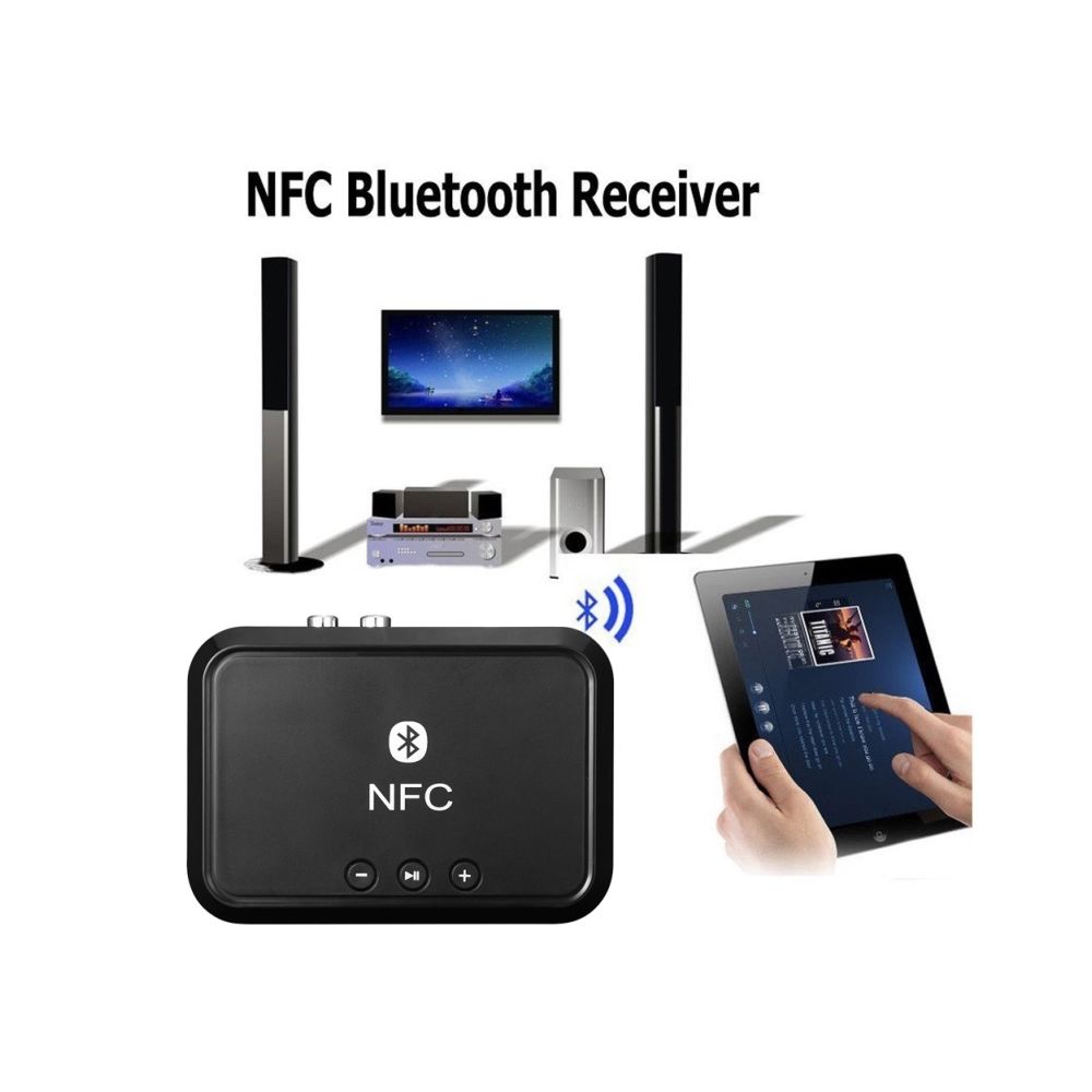 Wewoo - Transmetteur sans fil Récepteur de musique Bluetooth pour ordinateur de bureau NFC 4.1 Adaptateur Lecteur USB Lecture du haut-parleur noir - Passerelle Multimédia