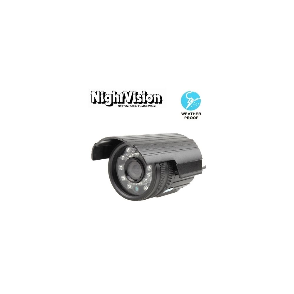 Wewoo - Caméra de surveillance étanche 1/3 pour Sony 650TVL 3.6mm Objectif IR et Mini CCD couleur étanche, IR Distance: 30m - Caméra de surveillance connectée