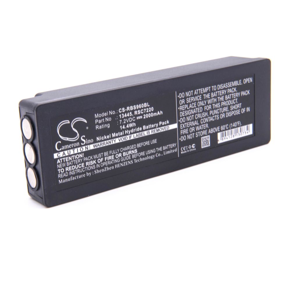 Vhbw - vhbw NiMH batterie 2000mAh (7.2V) pour télécommande pour grue Remote Control Scanreco 590, 592, 790, 960, RC400, RC590, RC960 - Autre appareil de mesure