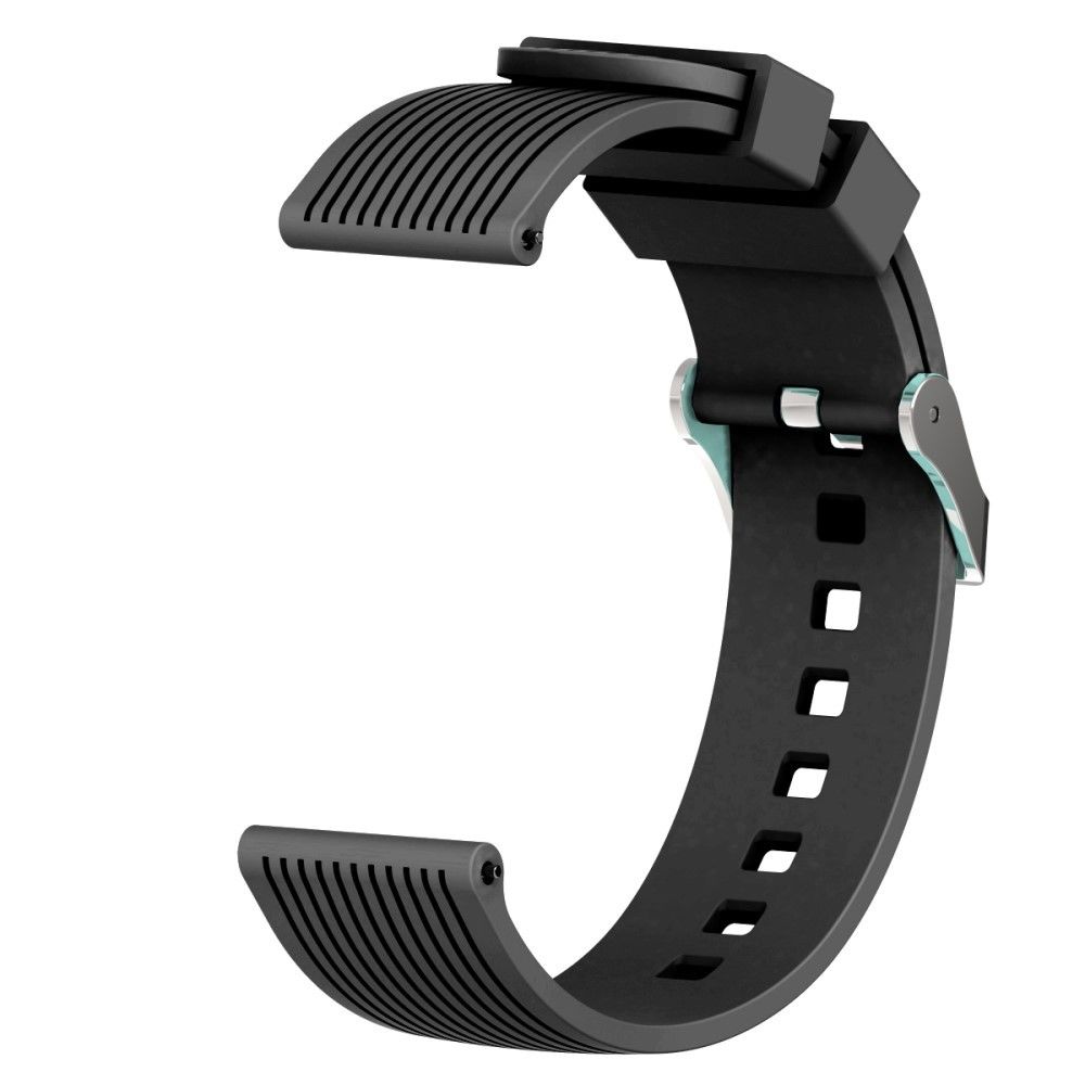 marque generique - Bracelet en silicone Bande noir pour votre Garmin Move Luxe/Move Style/Move 3/Move Venu - Accessoires bracelet connecté