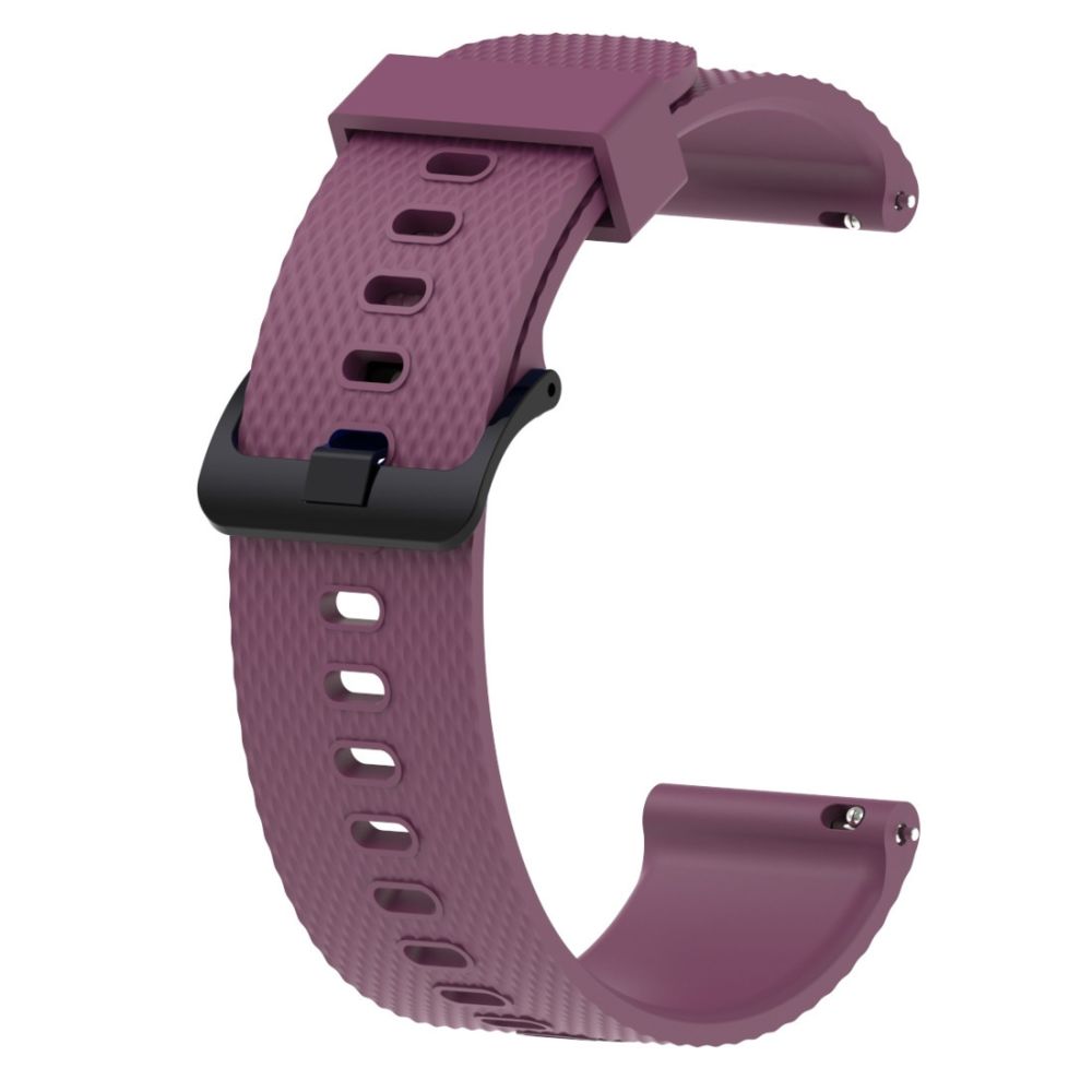 Wewoo - Bracelet pour montre connectée Dragonne Sport en silicone Garmin Vivoactive 3 20mm Violet - Bracelet connecté
