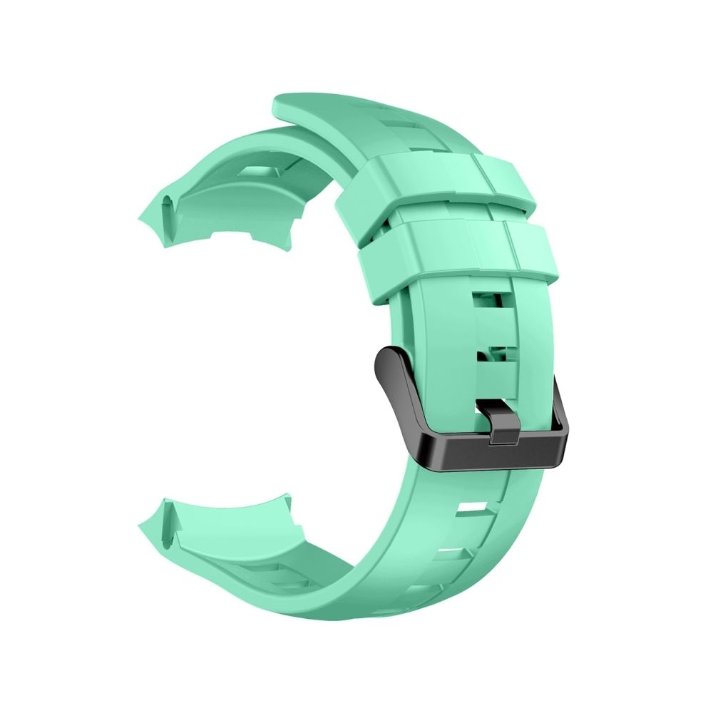 Wewoo - Bracelet vert menthe pour les bracelets de montre Silicone verticaux Suunto Ambit3, largeur: 24 mm - Bracelet connecté