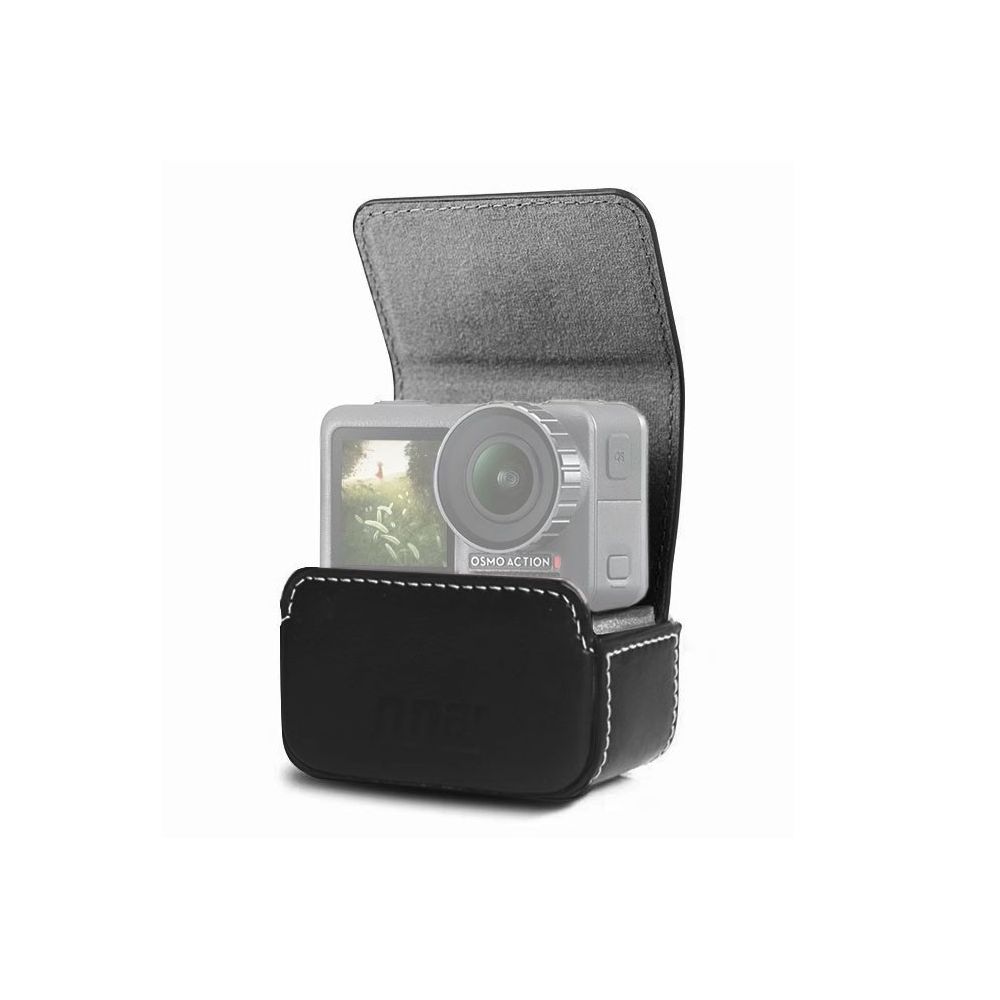 Wewoo - Coque Boîte de transport étanche avec mini étui en cuir pour Action OSMO / GoPro / / Xiaomi Mi Jia Noir - Caméras Sportives