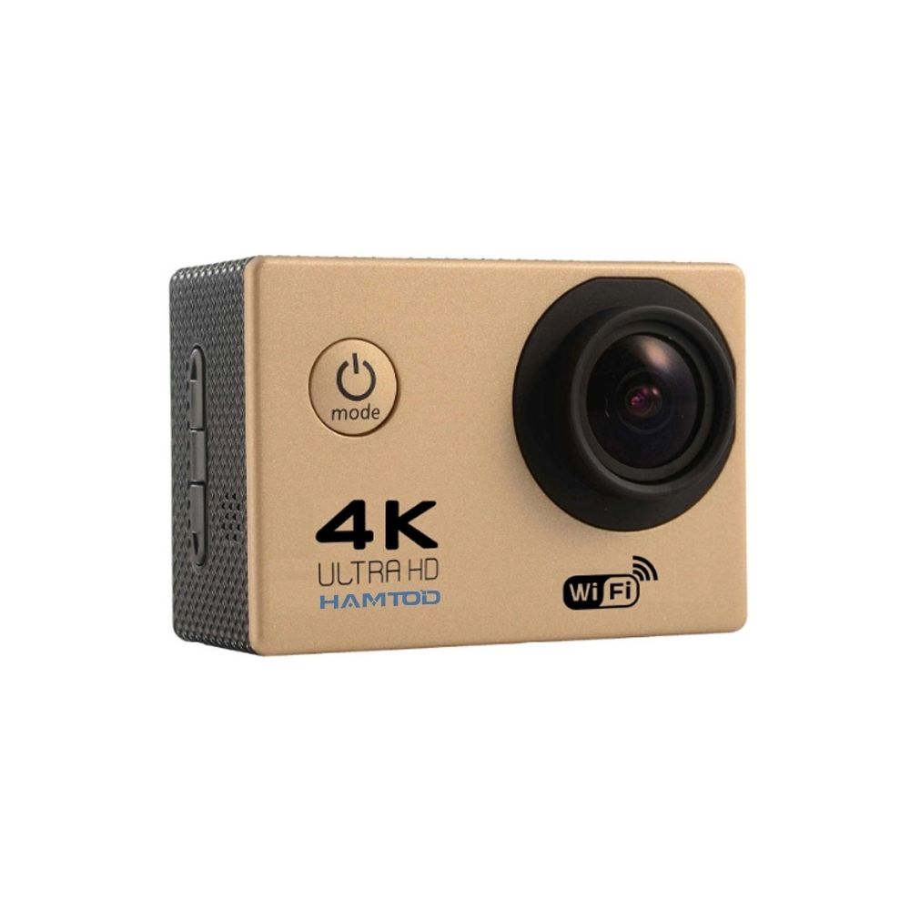Wewoo - Caméra sport de WiFi HD 4K avec boîtier étanche, écran LCD de 2,0 pouces, objectif grand angle à 120 degrés or - Caméras Sportives