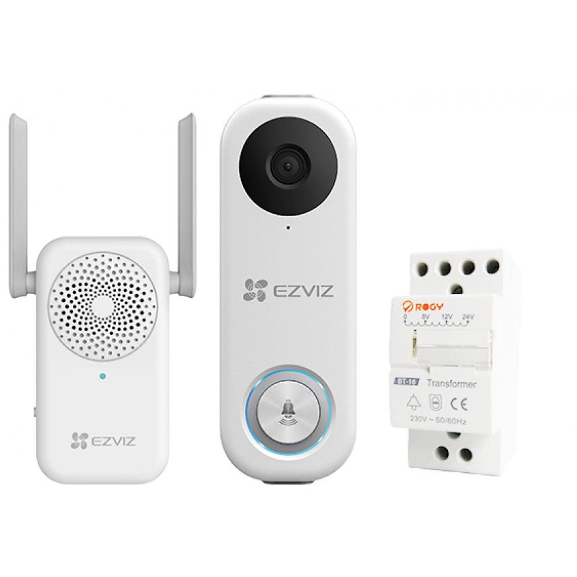 Ezviz - Camera surveillance EVIZ DB1CKIT - Caméra de surveillance connectée