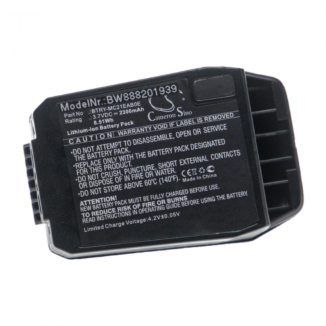 Vhbw - vhbw batterie remplacement pour Motorola 82-105612-01, BTRY-MC21EAB0E pour scanner de code-barres POS (2300mAh, 3,7V, Li-ion) - Caméras Sportives