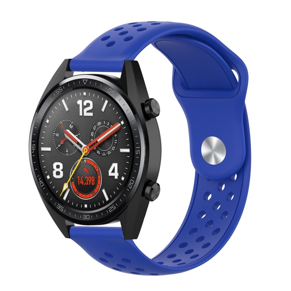 marque generique - Bracelet en TPU couleur unie bleu clair pour votre Samsung Galaxy Watch 42mm - Accessoires bracelet connecté