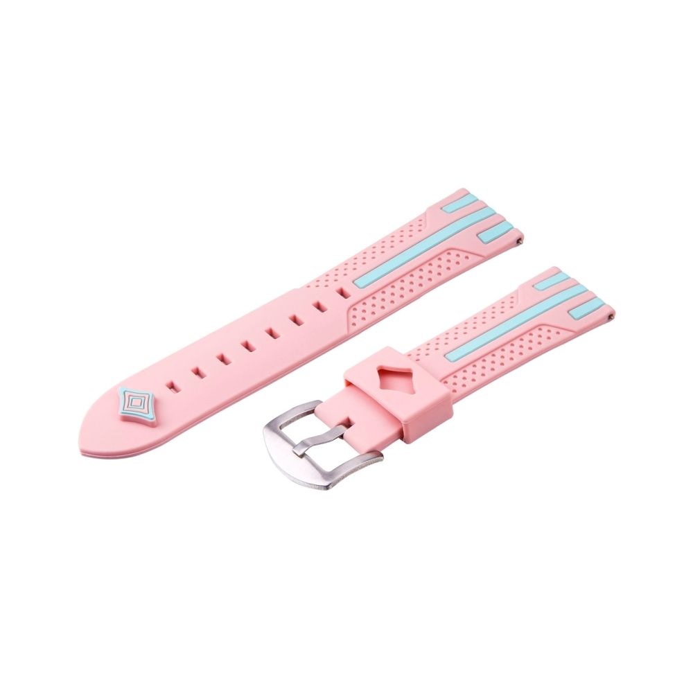 Wewoo - Bracelet rose pour Samsung S3 Simple Mode Stripes Pattern Montres bande - Bracelet connecté