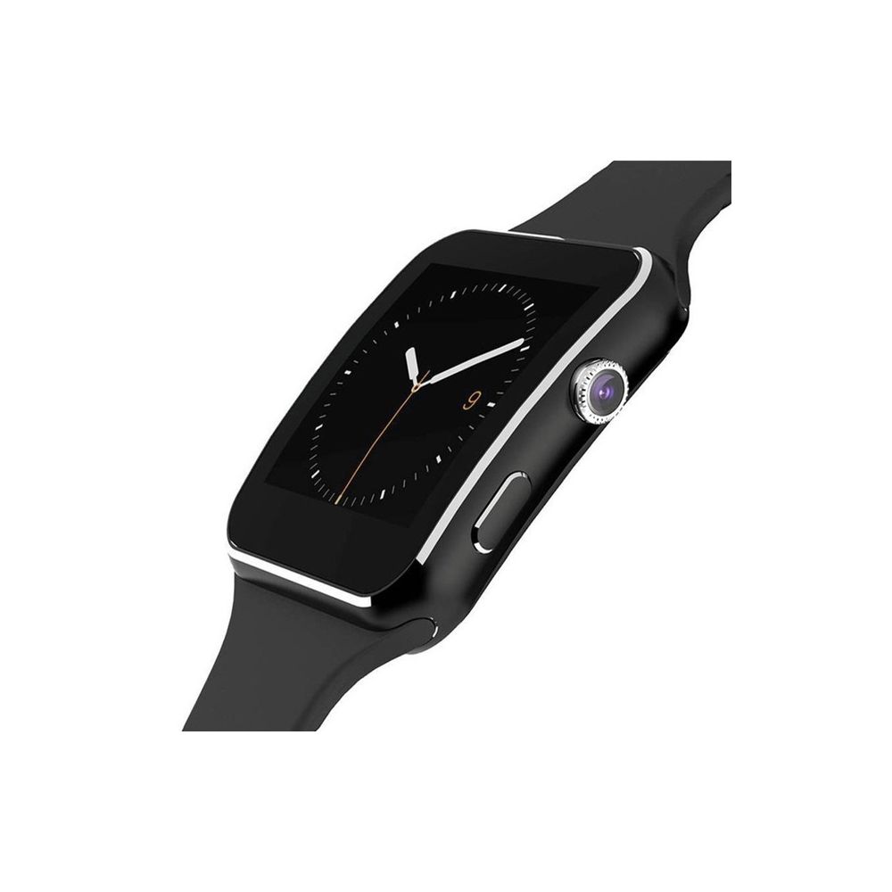 Wewoo - Montre connectée Smartwatch intelligente avec support écran caméra carte SIM TF Bluetooth pour iPhone Xiaomi Android Phone (Noir) - Montre connectée