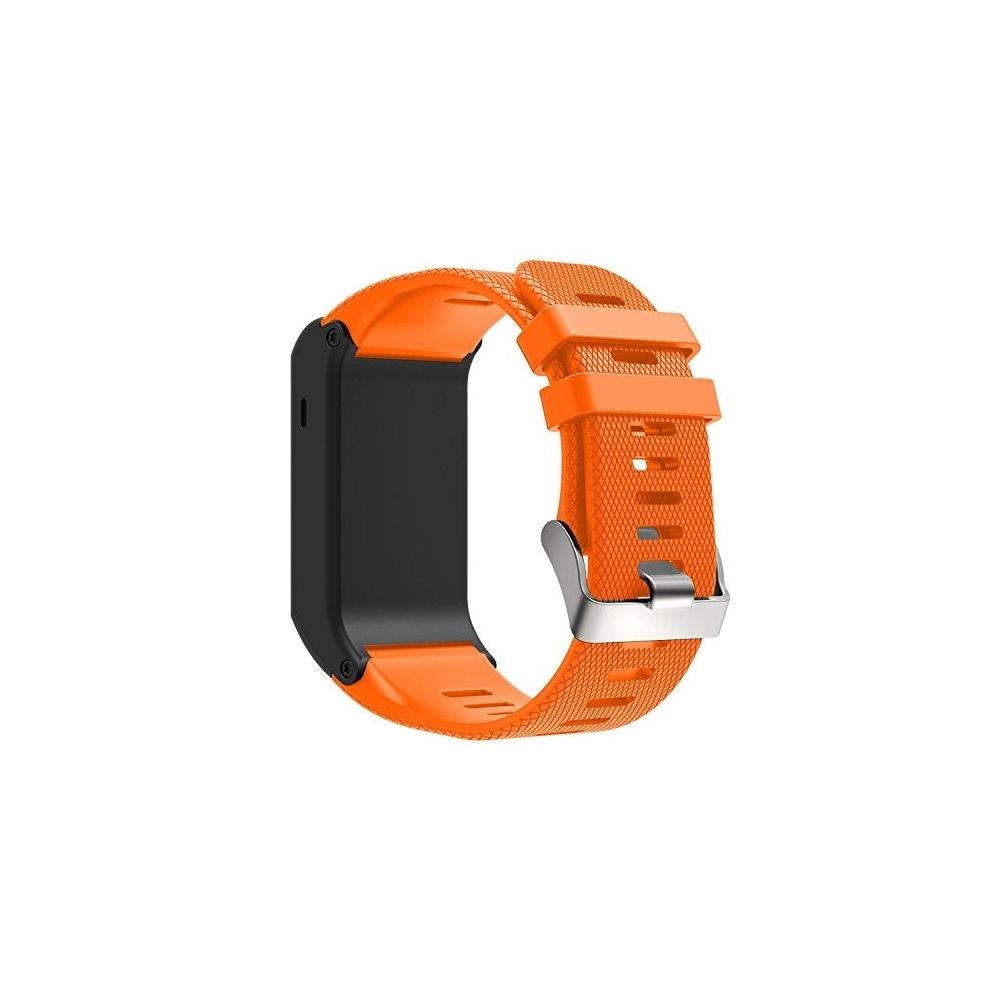 Wewoo - Bracelet pour montre connectée Dragonne Sport en silicone Garmin Vivoactive HR Orange - Bracelet connecté
