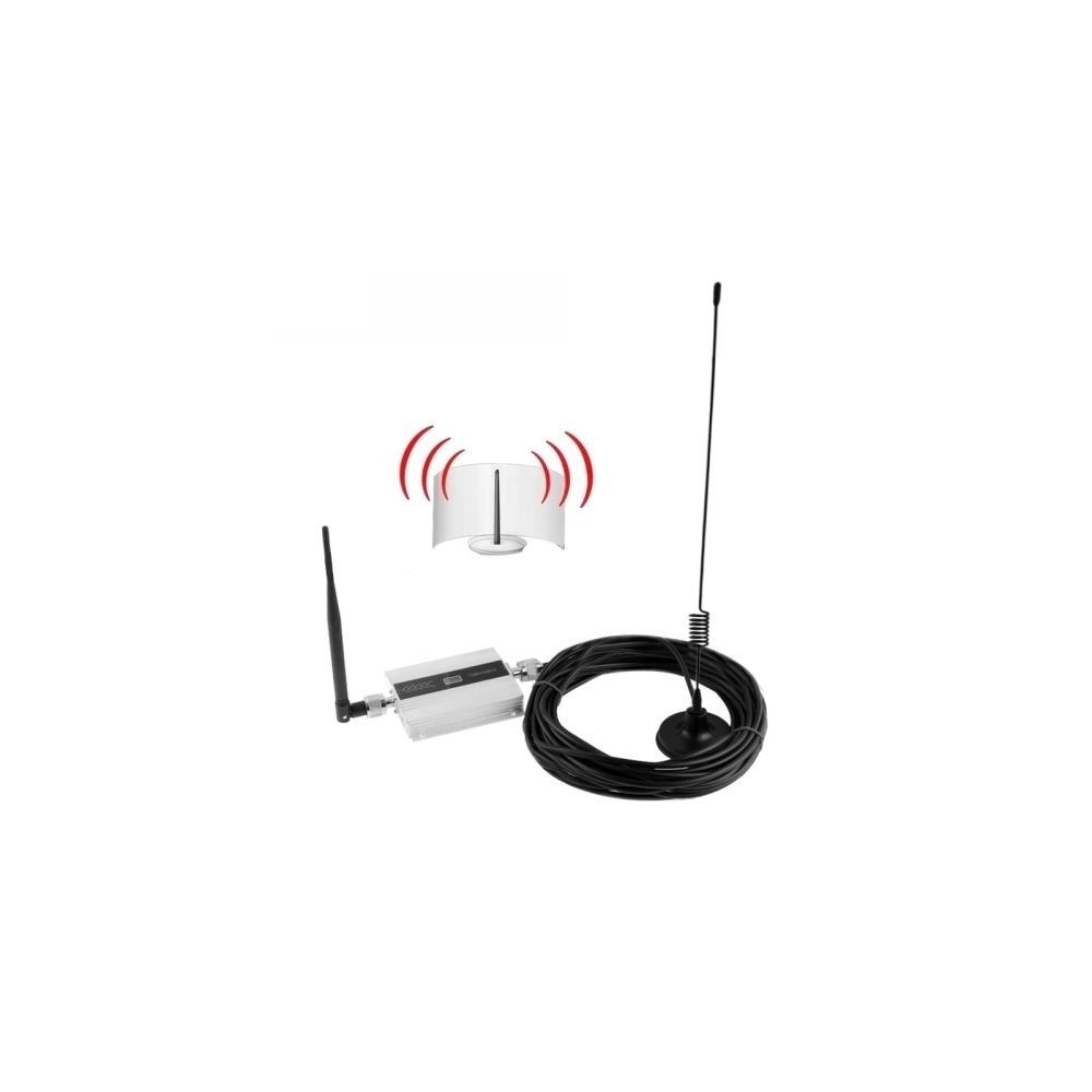 Wewoo - Antenne Booster argent Amplificateur de signal 3G avec renforcée de signal, longueur de câble: 10 m - Accessoires sécurité connectée