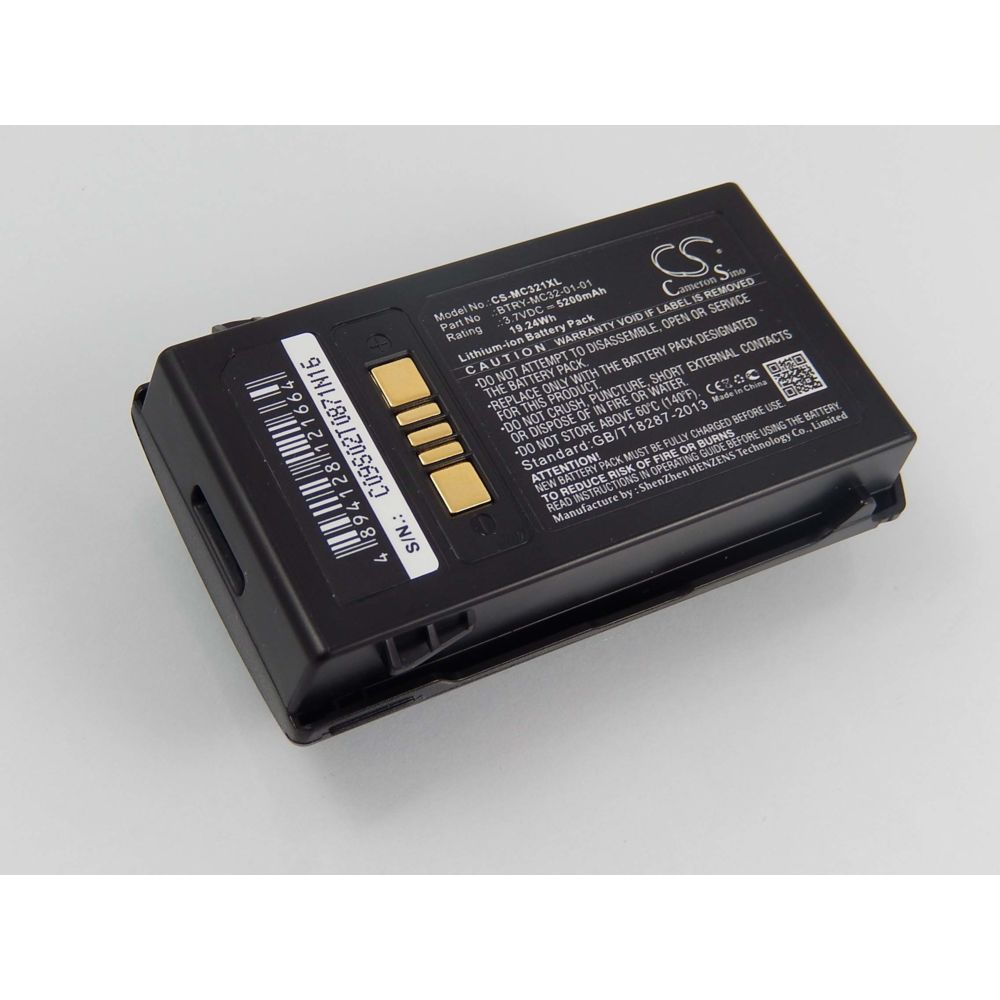 Vhbw - vhbw Batterie Li-Ion 5200mAh (3.7V) pour terminal à code barres tel que Motorola BTRY-MC32-01-01 - Caméras Sportives