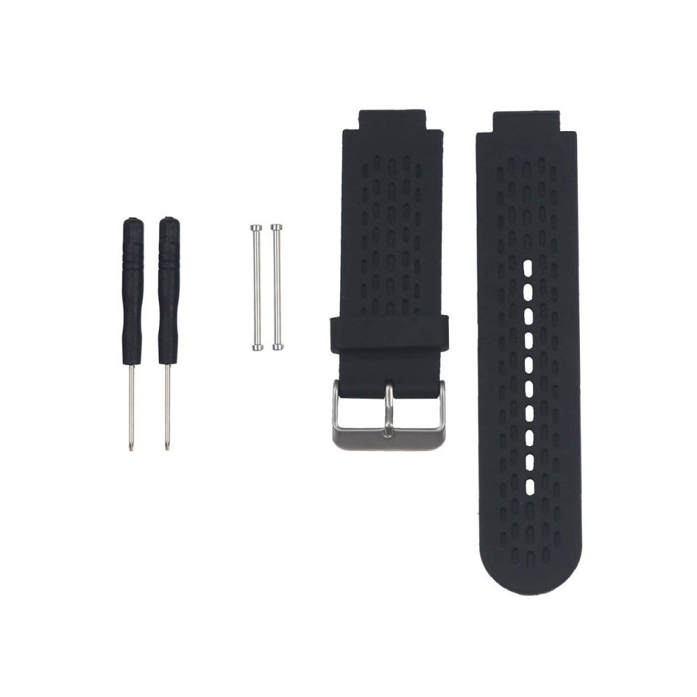 Wewoo - Bracelet pour montre connectée Dragonne Sport en silicone Garmin Approach S2 / S4 Noir - Bracelet connecté