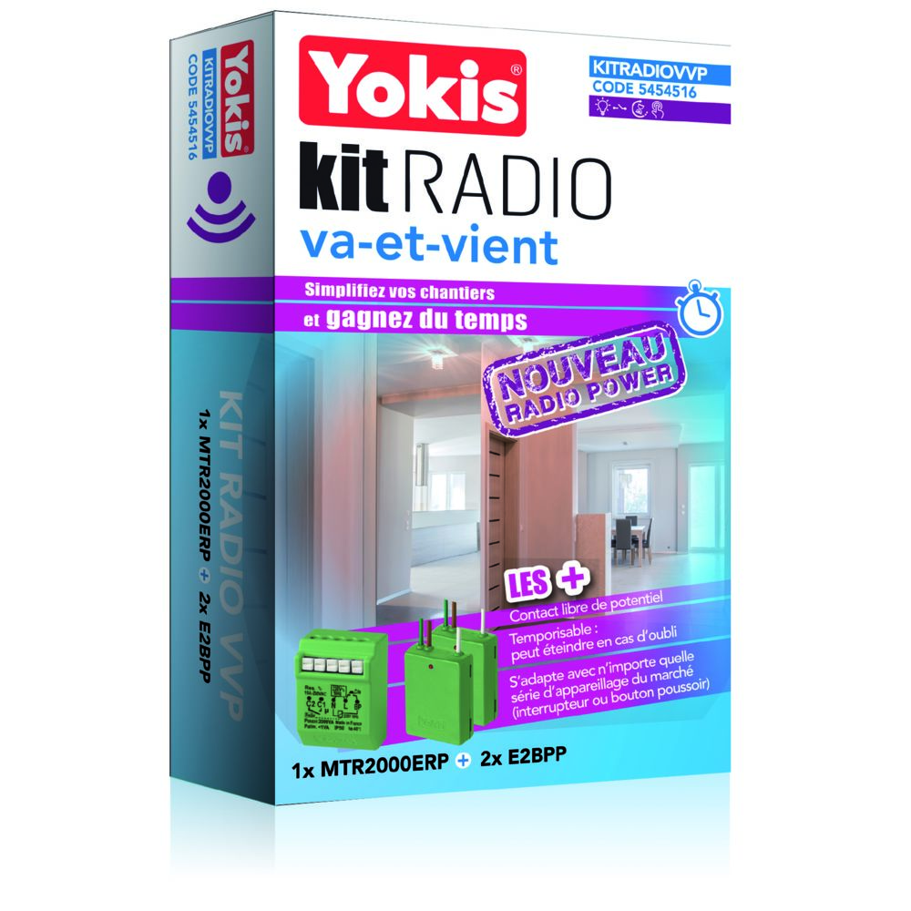 Yokis - kit radio va-et-vient power - yokis kitradiovvp - Accessoires de motorisation
