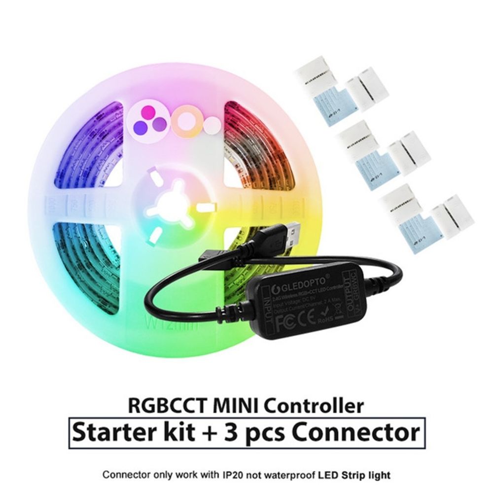 Generic - 2M Intelligent LED5V ZigBee MINI RGBCCT LED Stripe lumière Controller Set - Accessoires de motorisation