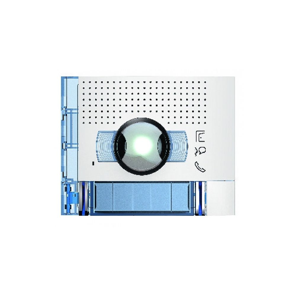 Bticino - bticino sfera new - façade - caméra grand angle + 2 boutons - allwhite - Sonnette et visiophone connecté