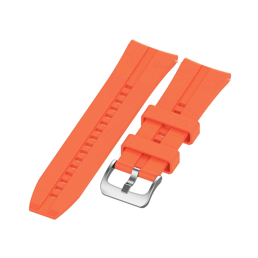 Generic - Bracelet de montre en silicone de 22 mm, remplacement de bracelet de bracelet de montre avec boucle compatible avec HUAWEI WATCH G - Montre connectée