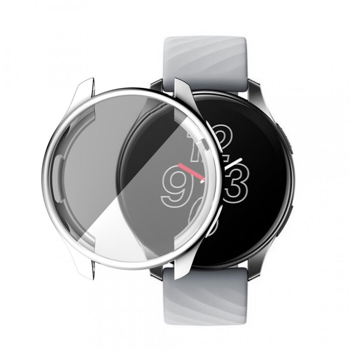 Other - Coque en TPU Galvanoplastie polyvalente argent pour votre OnePlus Watch - Accessoires bracelet connecté