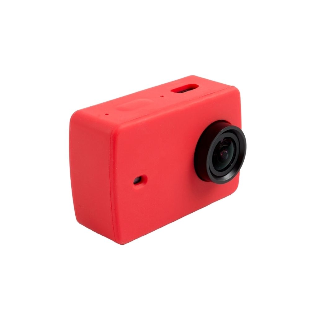 Wewoo - Coque rouge pour Xiaomi Yi II Sport Action Caméra Silicone Boîtier de protection Housse de Shell - Caméras Sportives