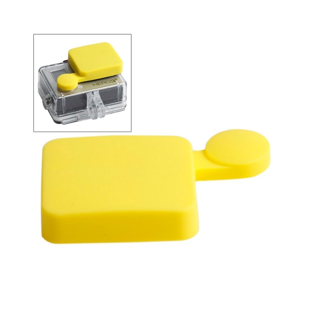 Wewoo - Jaune pour GoPro Hero 4 / 3+ Casquette Silicone - Caméras Sportives