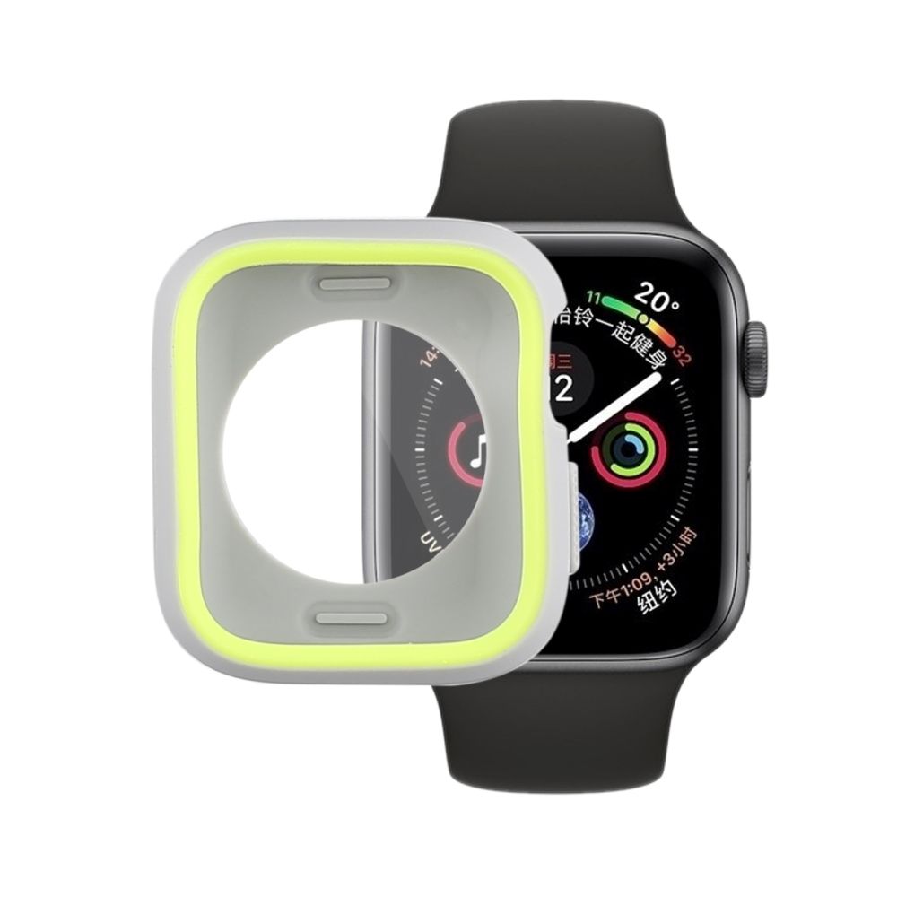 Wewoo - Boitier Housse en silicone pleine couverture pour Apple Watch série 4 40 mm - Accessoires Apple Watch