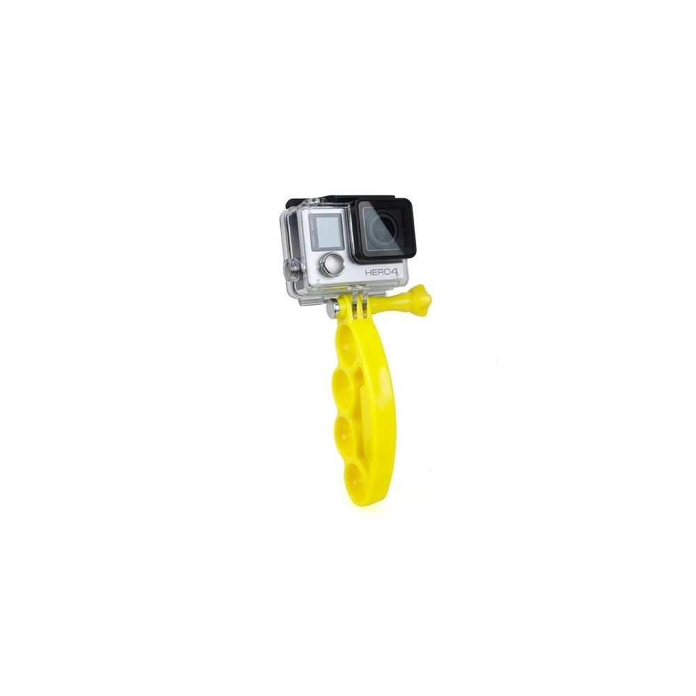 Wewoo - Stabilisateur jaune pour GoPro Hero 4 / 3+ / 3/2 Poignée Doigts avec vis à tête - Caméras Sportives