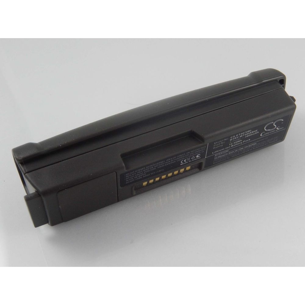 Vhbw - vhbw Li-Ion batterie 3400mAh (3.7V) pour scanner de code-barres terminal carte de crédit et de débit POS comme Symbol BTRY-WT40IAB0E - Caméras Sportives
