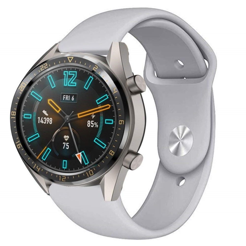 marque generique - Bracelet en silicone gris pour votre Huawei Watch GT/Watch Magic - Accessoires bracelet connecté