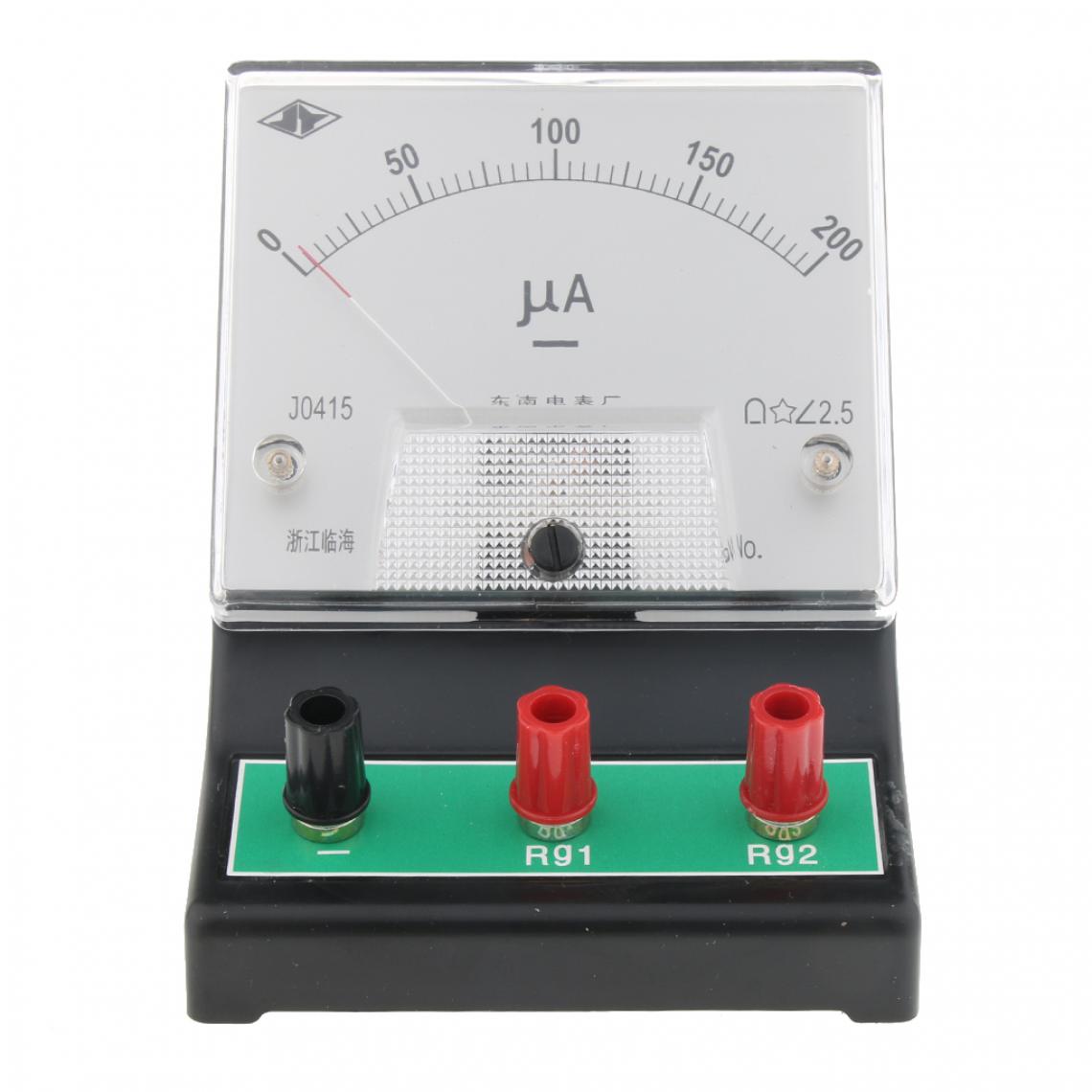 marque generique - Courantomètre de Laboratoire Ampèremètre, 0 - 200 Microampères, Résolution 2.5 UA - Autre appareil de mesure
