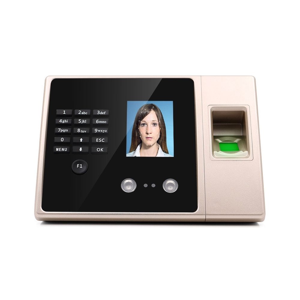Wewoo - Pointeuse Badgeuse numérique Machine d'assistance de temps d'empreinte digitale de reconnaissance des visages FA02 avec le disque d'U - Accessoires de motorisation
