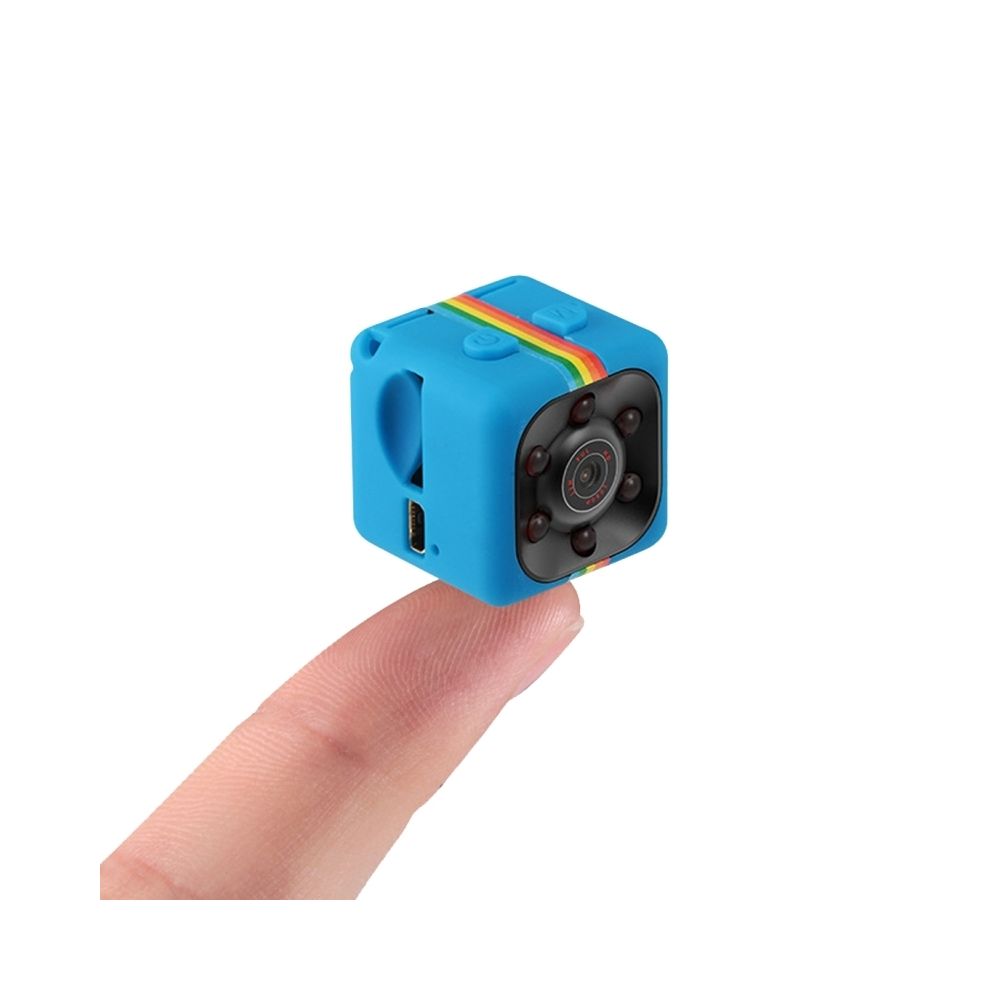 Wewoo - Mini caméra bleu Mini DV HD 1080P 2MP Enregistreur Sport avec Support, Détection de Moniteur de & IR Vision Nocturne et Carte TF - Caméras Sportives