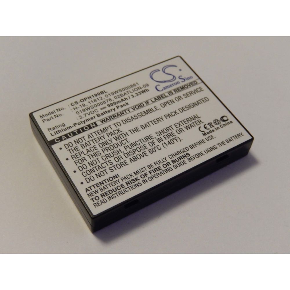 Vhbw - vhbw Batterie Li-Ion 900mAh (3.7V) pour tensiomètre Medizin Opticon H19, H-19, H-19a, H-19d comme 019WS000861, 019WS000878, 02BATLION-09, 11812, H-19. - Caméras Sportives