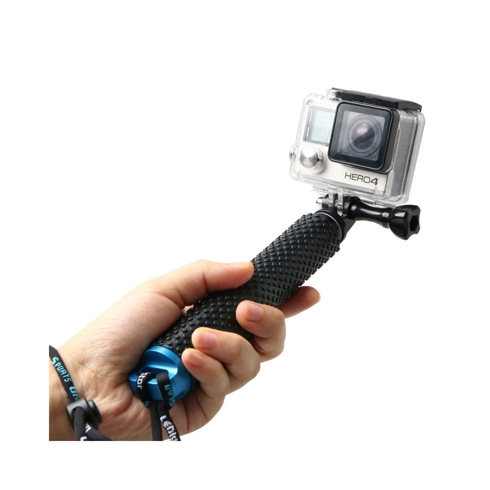 Wewoo - Pour GoPro HERO4 / 3 bleu + / 3/2, longueur maximum: 49cm Monopode extensible portatif de poche avec la vis - Caméras Sportives