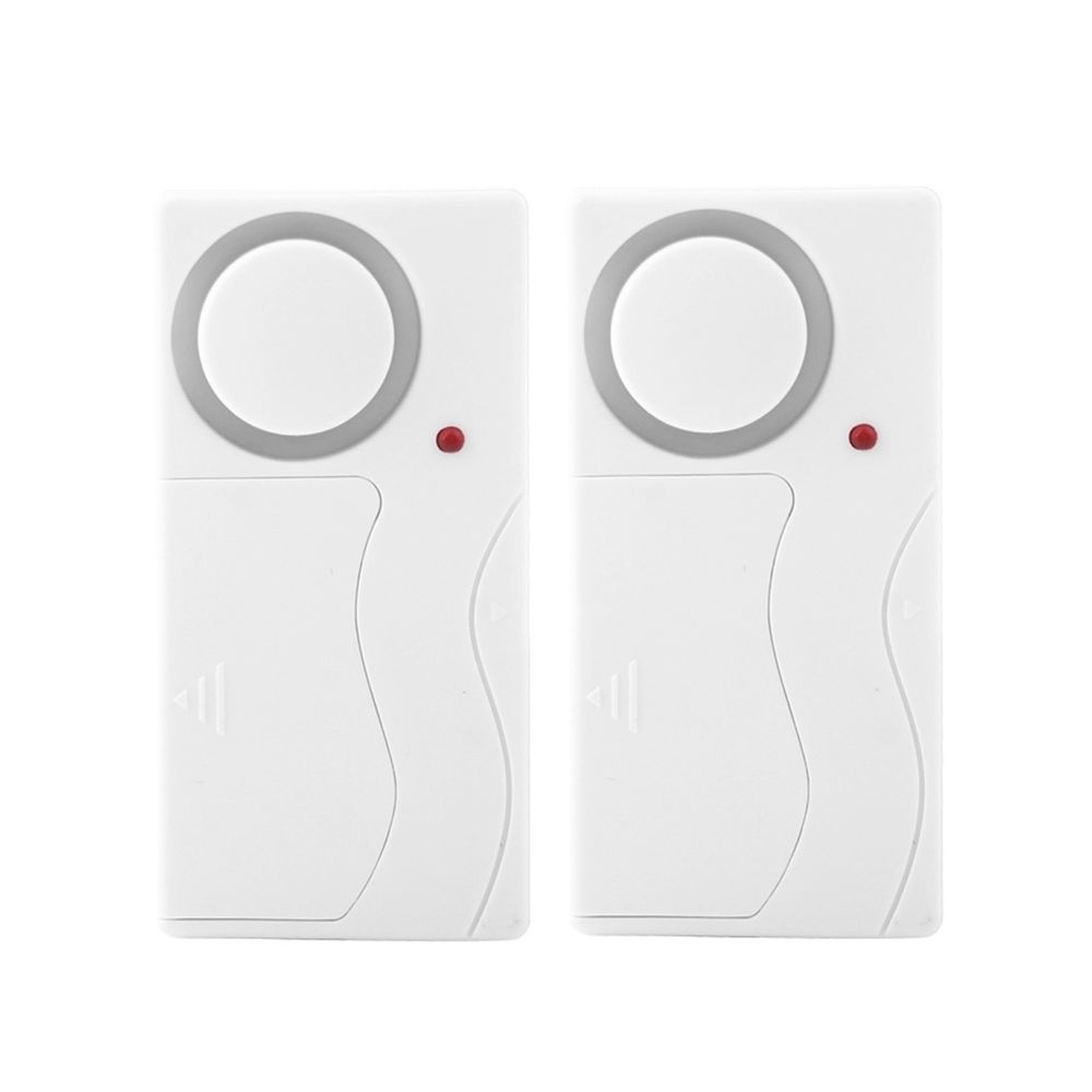 Wewoo - Alarme de porte magnétique à distance de de contrôle à distance de fenêtre de sirène de de sécurité à la maison, 1 commande à distance + 2 capteurs magnétiques - Alarme connectée