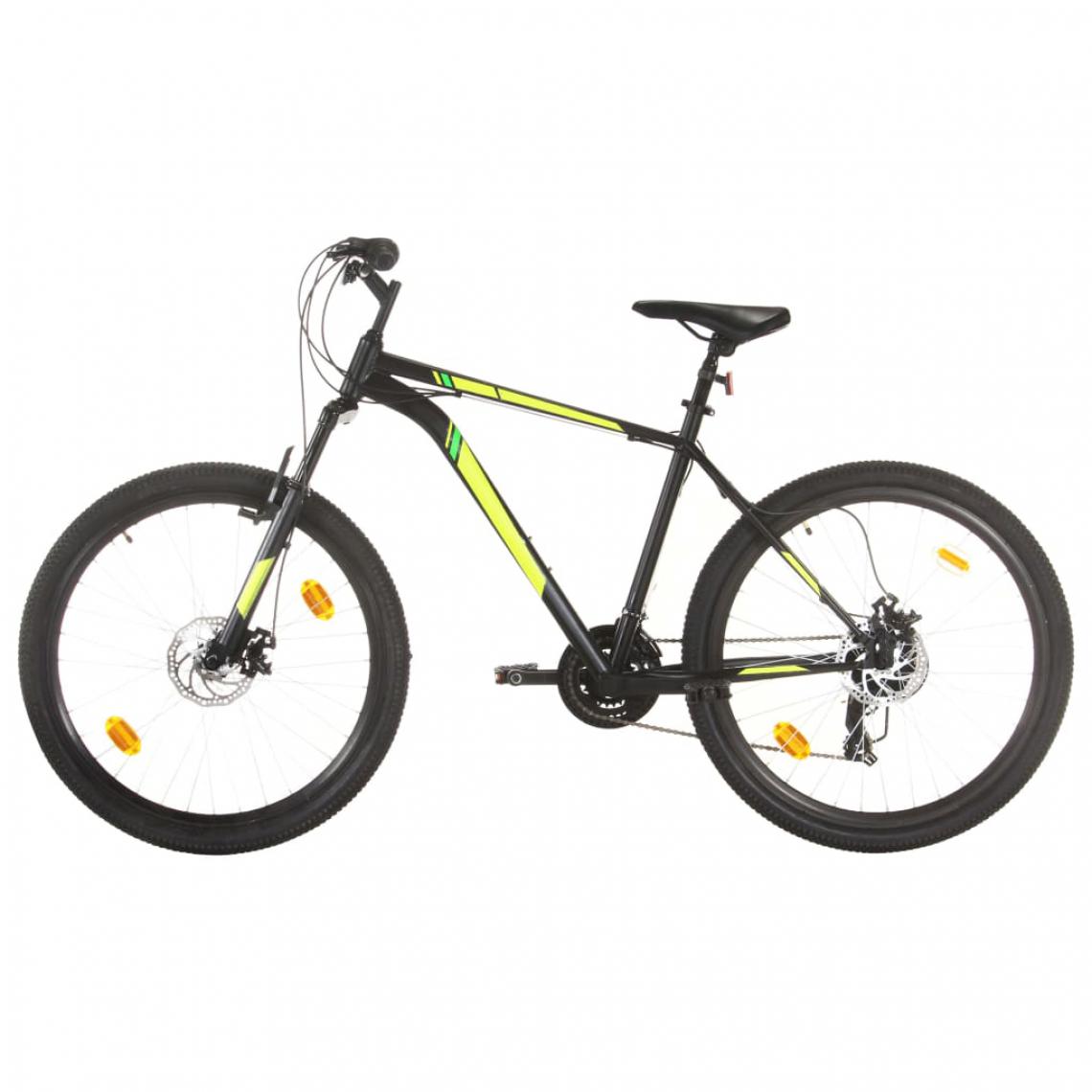 Vidaxl - vidaXL Vélo de montagne 21 vitesses Roues de 27,5 pouces 42 cm Noir - Vélo électrique