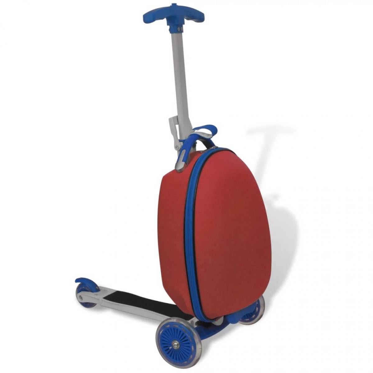 Vidaxl - vidaXL Trottinette avec sac rigide pour enfants Rouge - Trottinette électrique