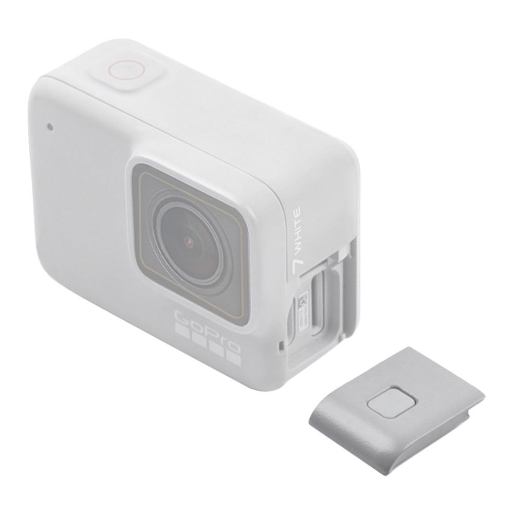Wewoo - Pièce de réparation du cache de la porte d'interface latérale blanche pour le GoPro HERO7 blanc - Caméras Sportives
