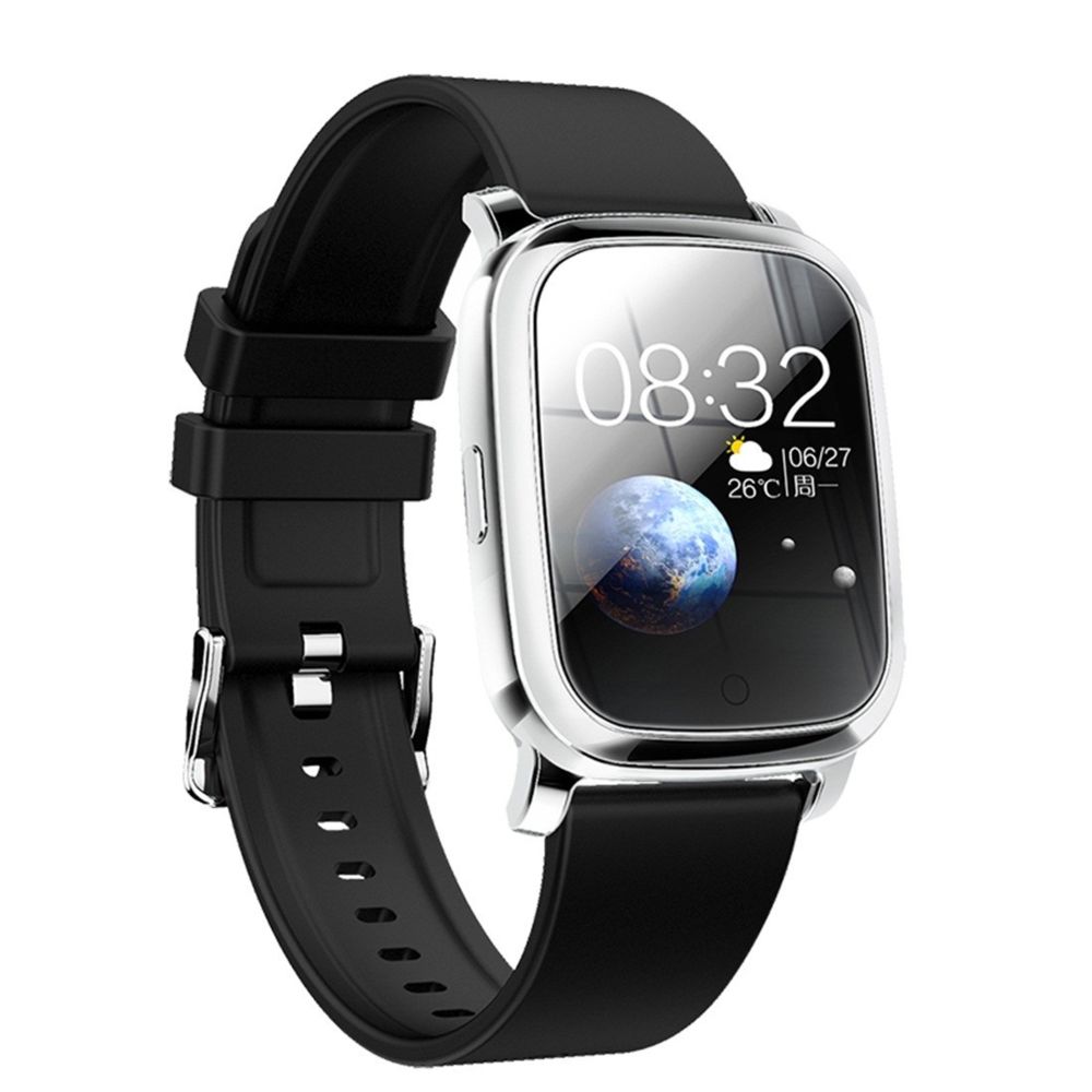 Wewoo - Bracelet connecté Smartwatch de la montre TPU avec écran couleur TFT CV06 de 1,3 poucesrappel d'appel / surveillance de la fréquence cardiaque / de la pression artérielle / du sommeil / de l'oxygène dans le sang argent no - Bracelet connecté