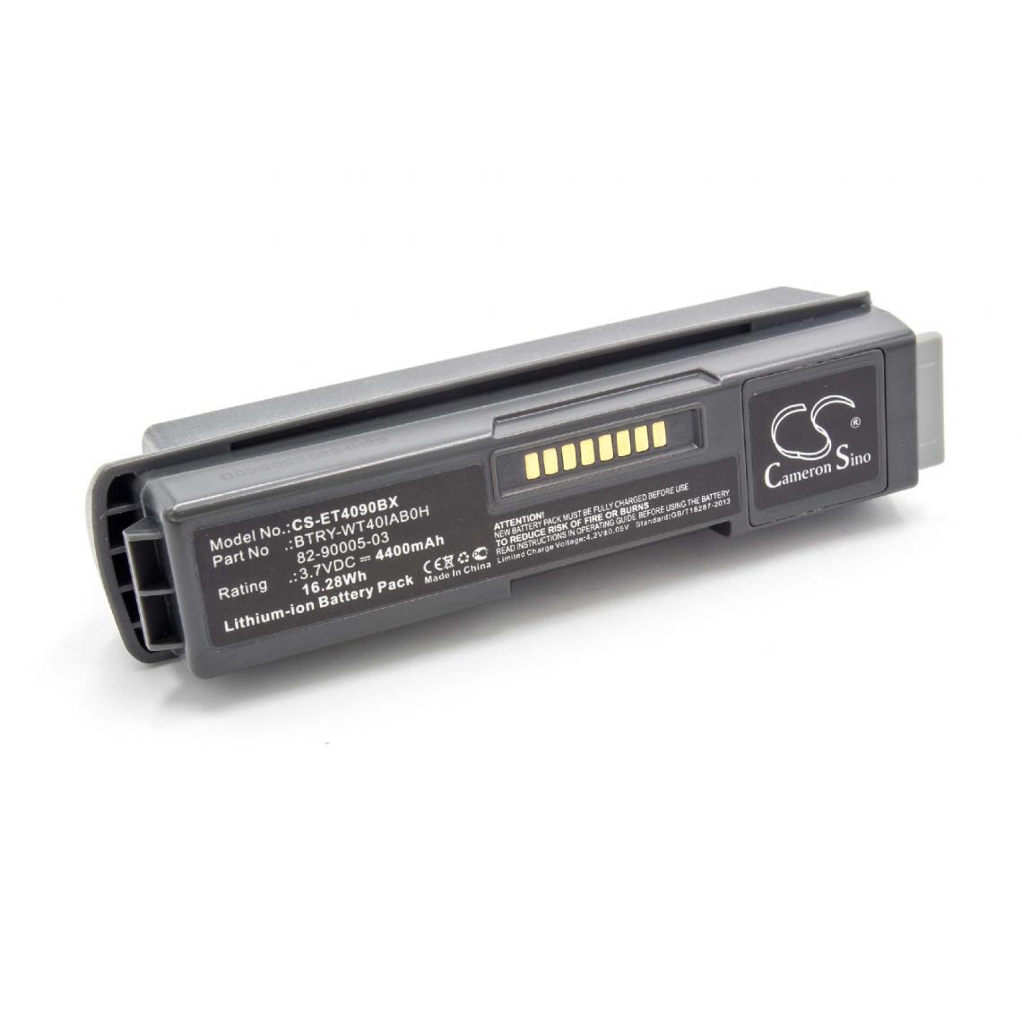 Vhbw - vhbw Batterie remplacement pour Symbol BTRY-WT40IAB0H pour scanner de code-barre POS (4400mAh, 3,7V, Li-ion) - Caméras Sportives