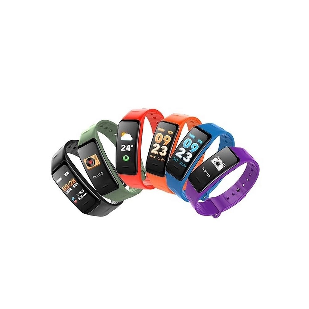 Deoditoo - Montre Bracelet Intelligente Etanche pour Sports et Loisirs SF-C1S (Noir) - Montre connectée