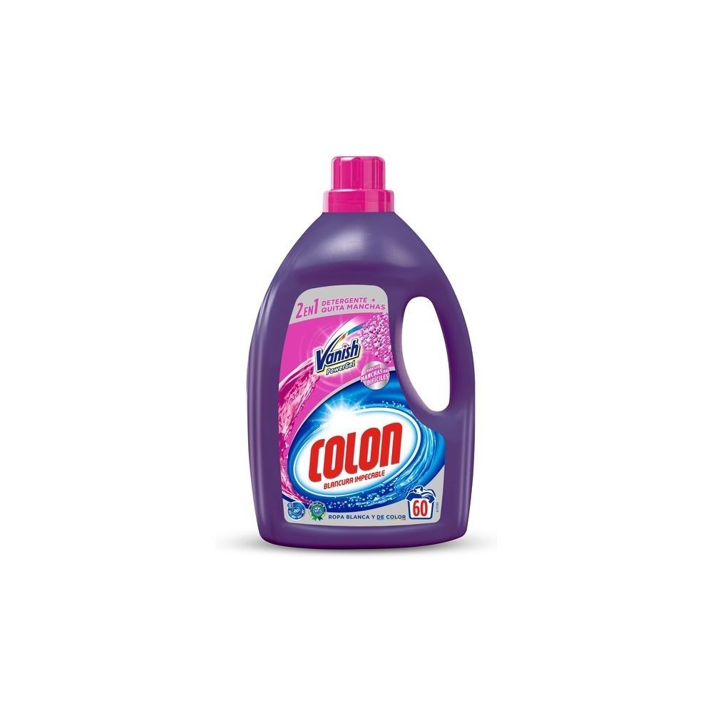 Colon - Lessive Liquide pour Vêtements Colon Vanish Powergel (60 Doses) - Accessoire entretien des sols