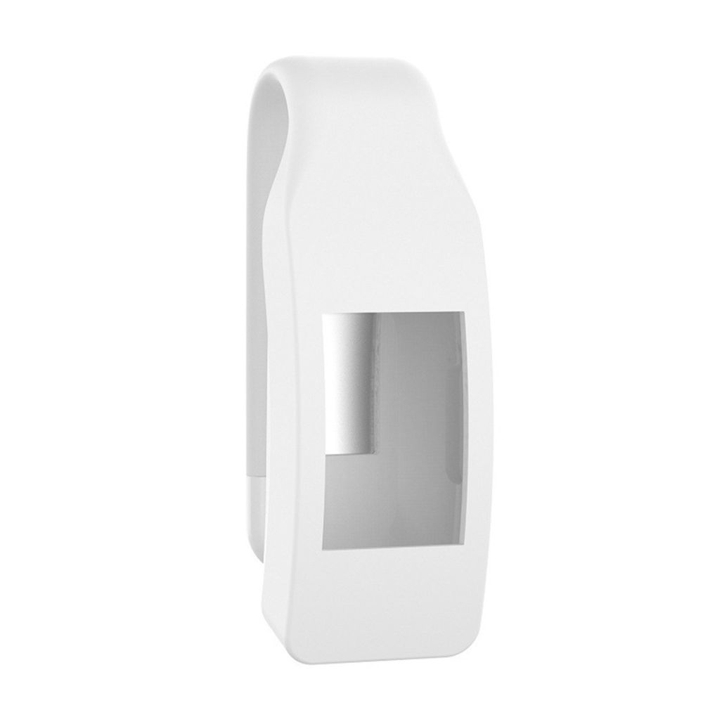 Wewoo - Protection écran Étui de en silicone pour bouton Clip Smart Watch Fitbit Inspire / HR / Ace 2 Blanc - Accessoires montres connectées