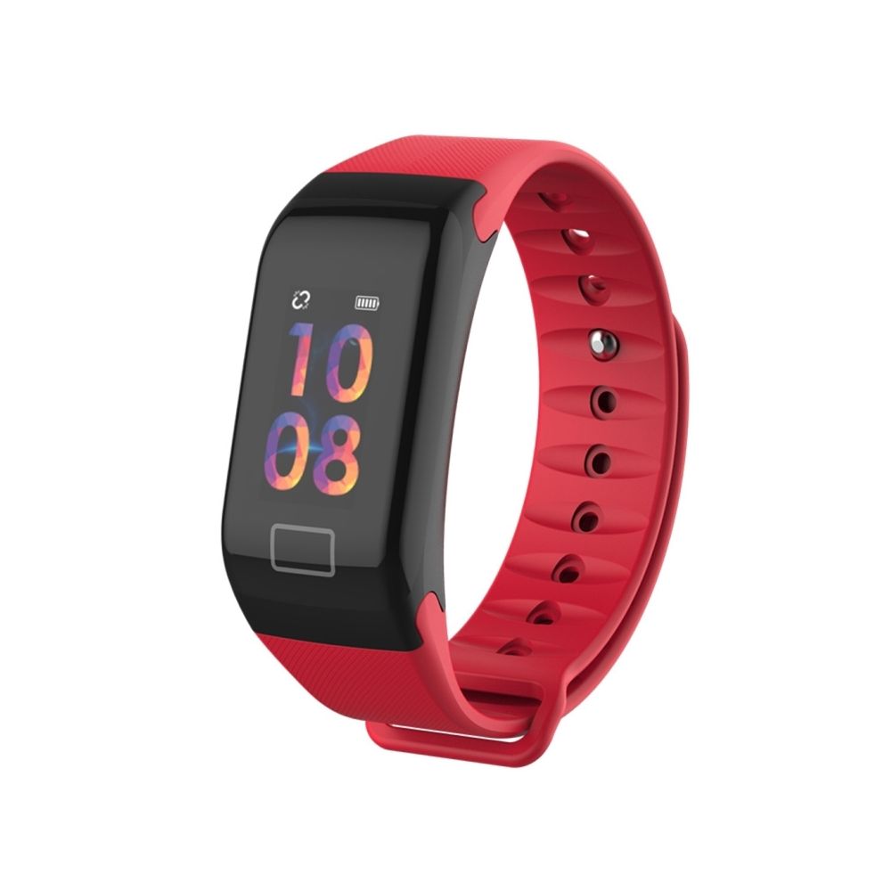 Wewoo - Bracelet connecté Smartwatch Plus Fitness Tracker à écran tactile de couleur de 0.96 pouce, IP67 étanche, mode sport de soutien / moniteur de fréquence cardiaque / pression artérielle / de sommeil / rappel d'appel rouge - Bracelet connecté