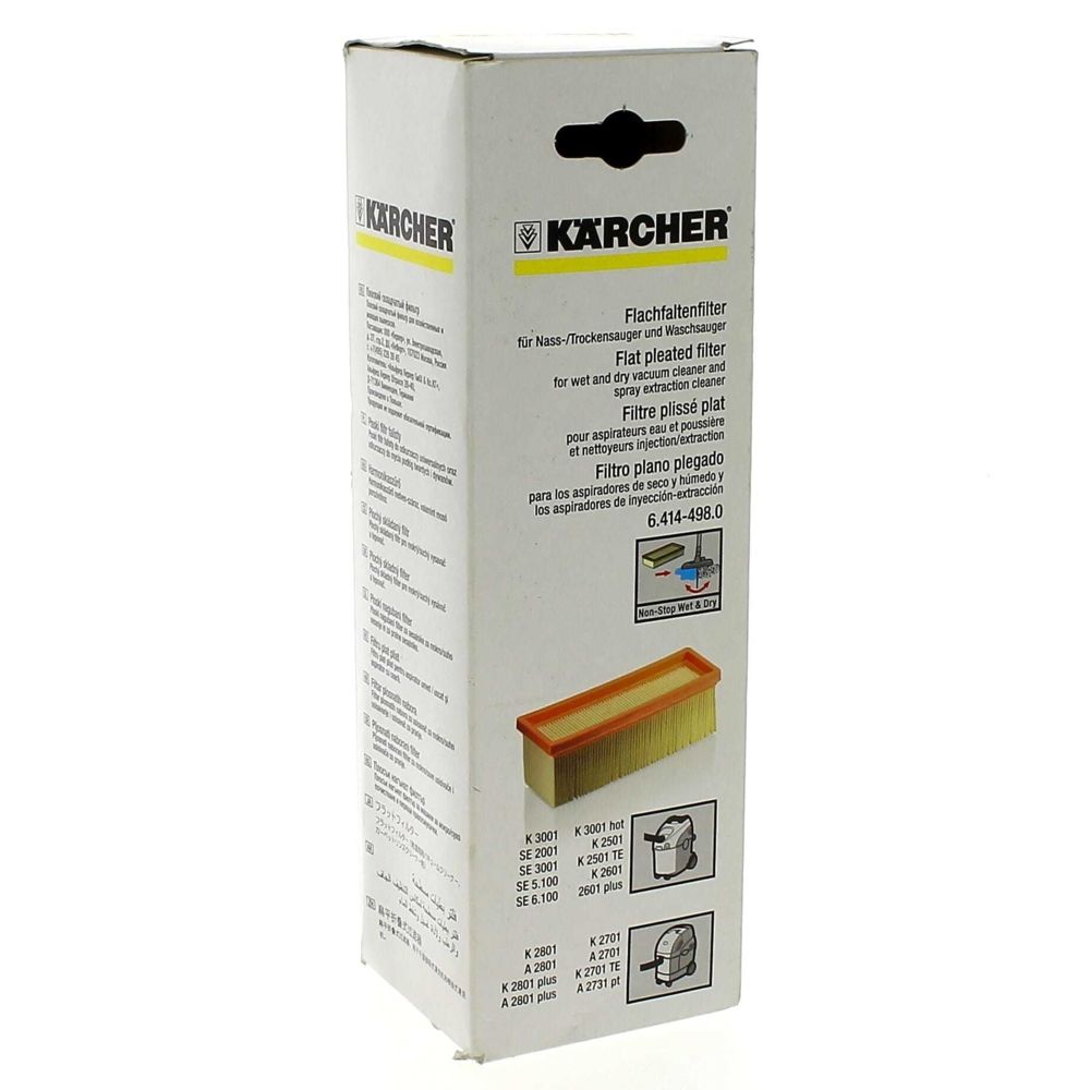 Karcher - Filtre pour Aspirateur Karcher - Accessoire entretien des sols