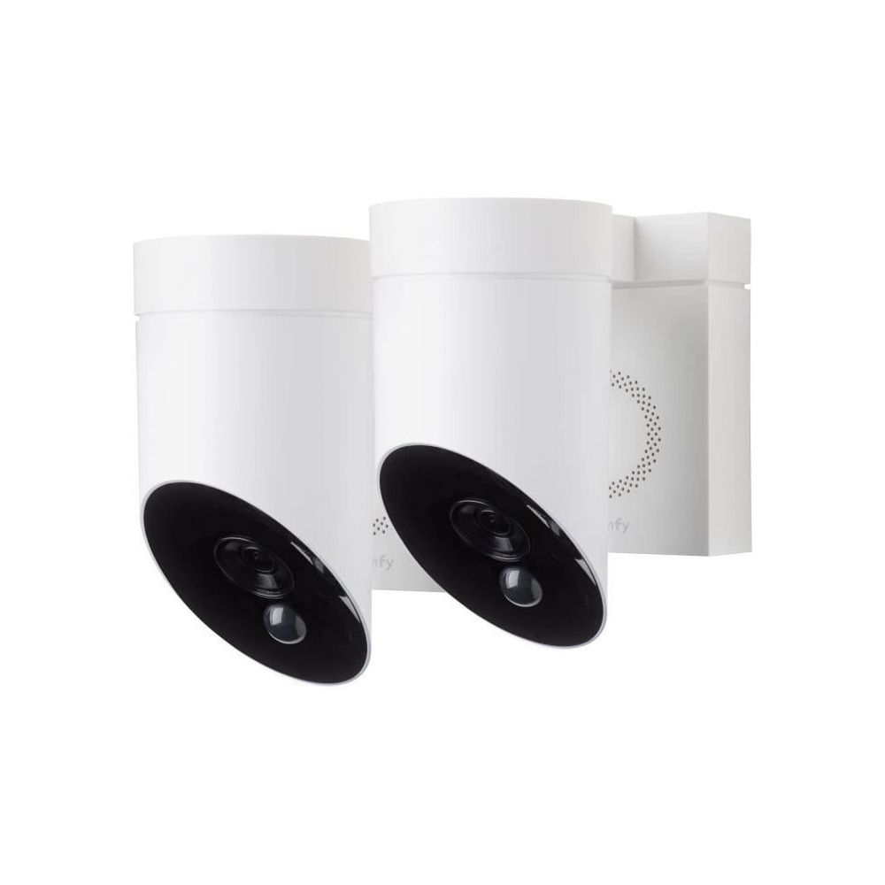 Somfy - SOMFY Duo Outdoor Camera Blanche - Caméra de surveillance connectée