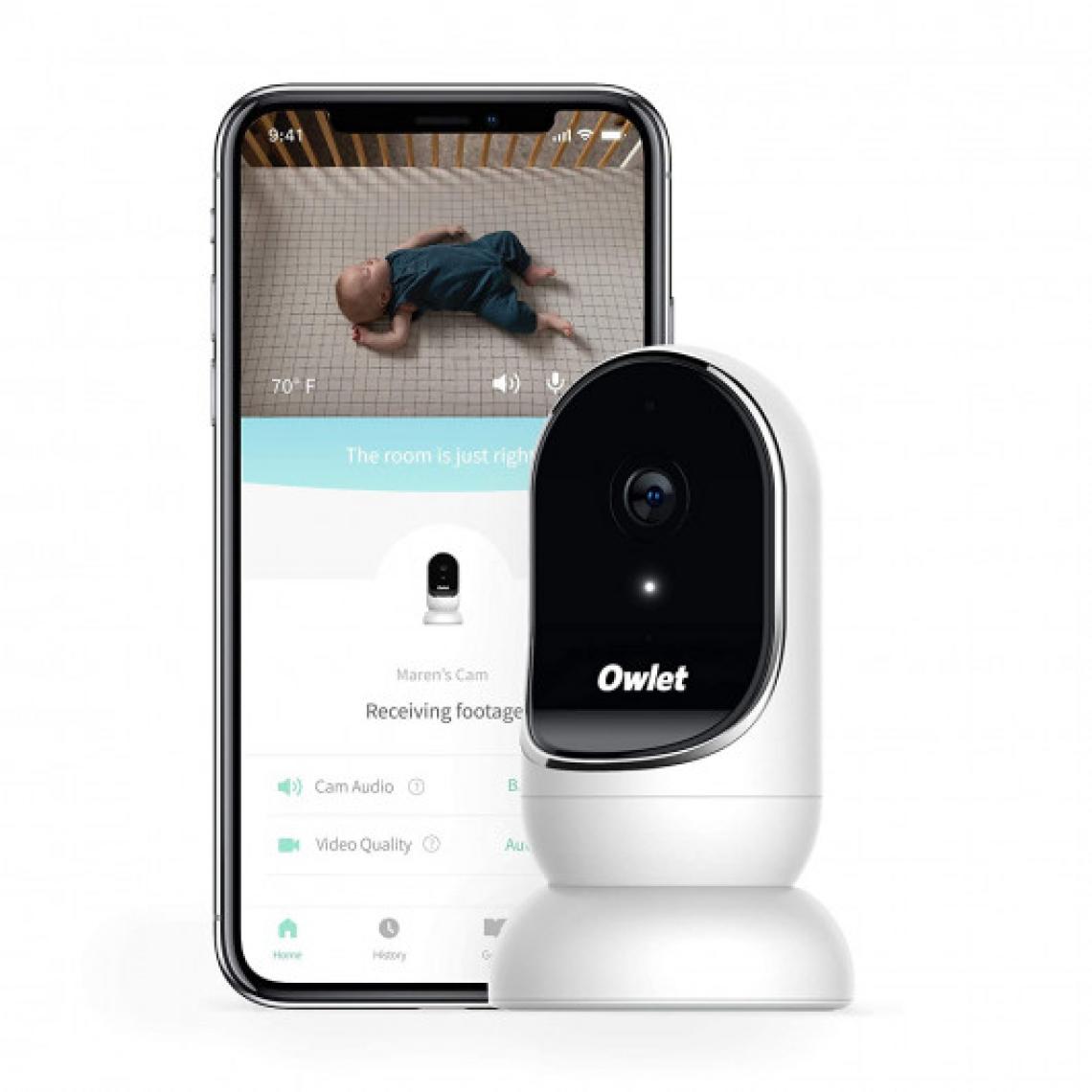 Owlet - Owlet Cam, la caméra pour une tranquillité d'esprit - Babyphone connecté