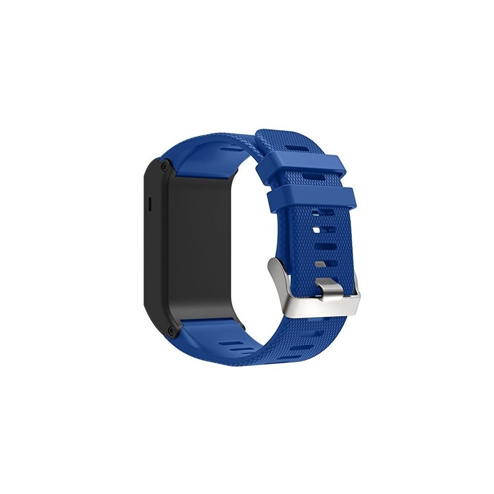 Wewoo - Bracelet pour montre connectée Dragonne Sport en silicone Garmin Vivoactive HR Bleu - Bracelet connecté