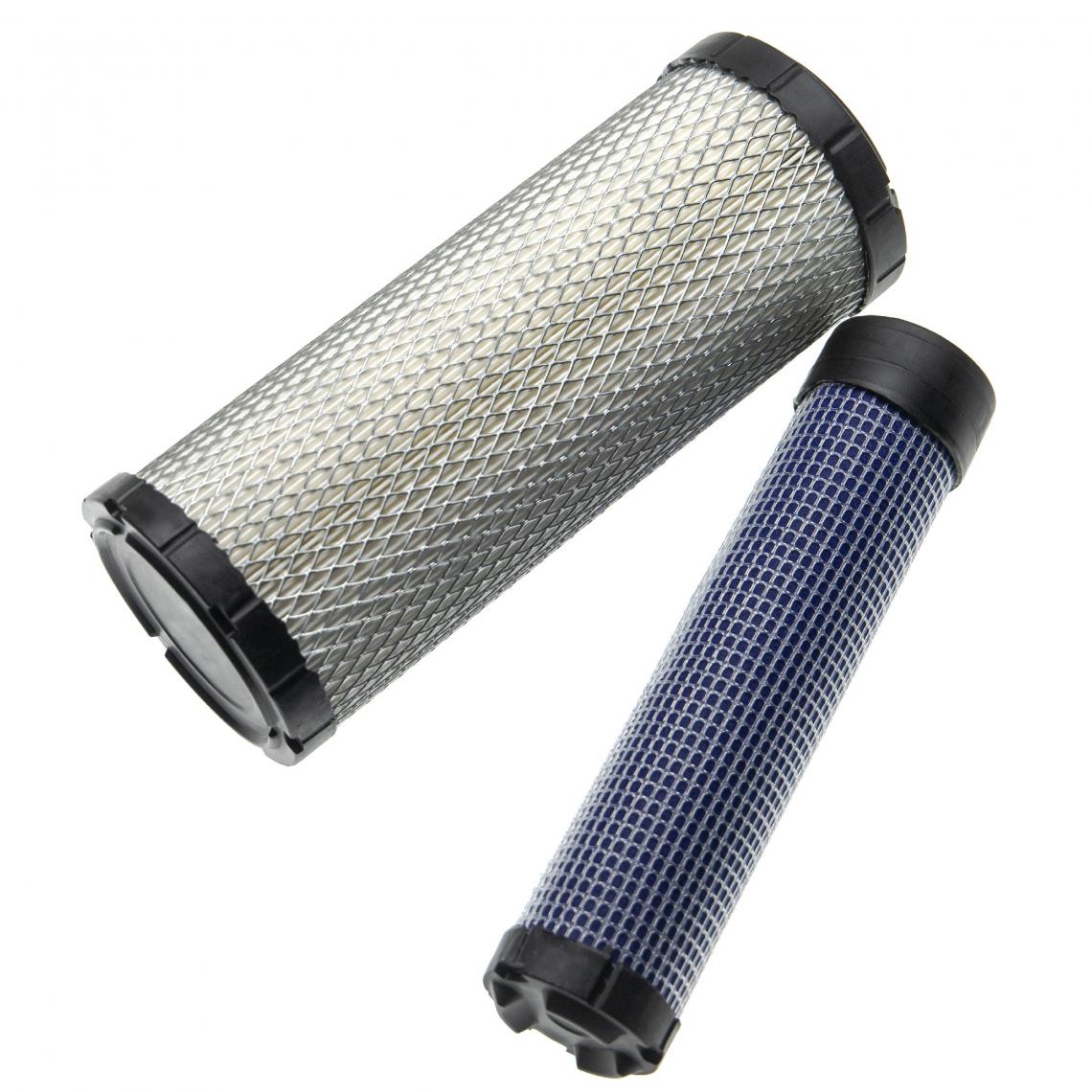 Vhbw - vhbw Lot de 2 filtres compatible avec Yanmar SV 26 à partir de 2014 engin de chantier; 1x filtre interne, 1x filtre extérieur - Caméras Sportives