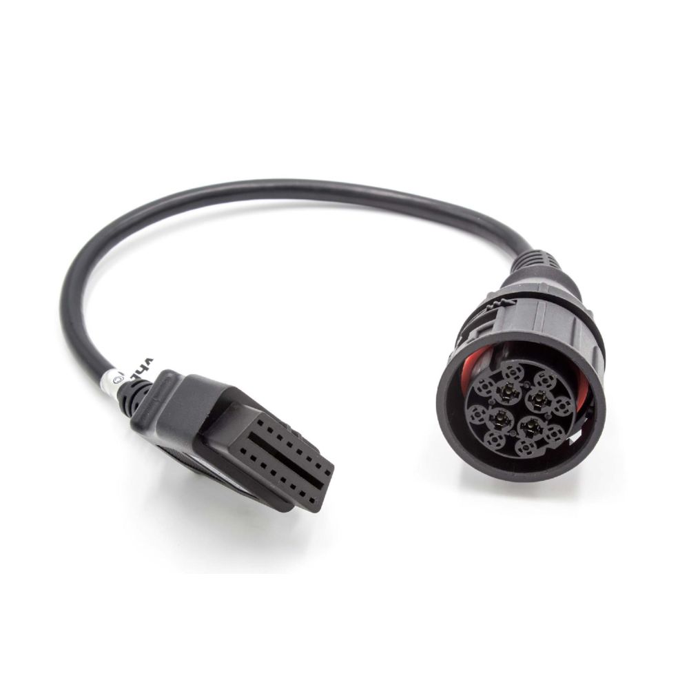 Vhbw - vhbw OBD2 - Câble adaptateur 12Pin / 16Pin à 16Pin pour appareil de diagnostic OBD adapté aux anciens modèles MAN - avec connecteur 12Pin ou 16Pin - Caméras Sportives